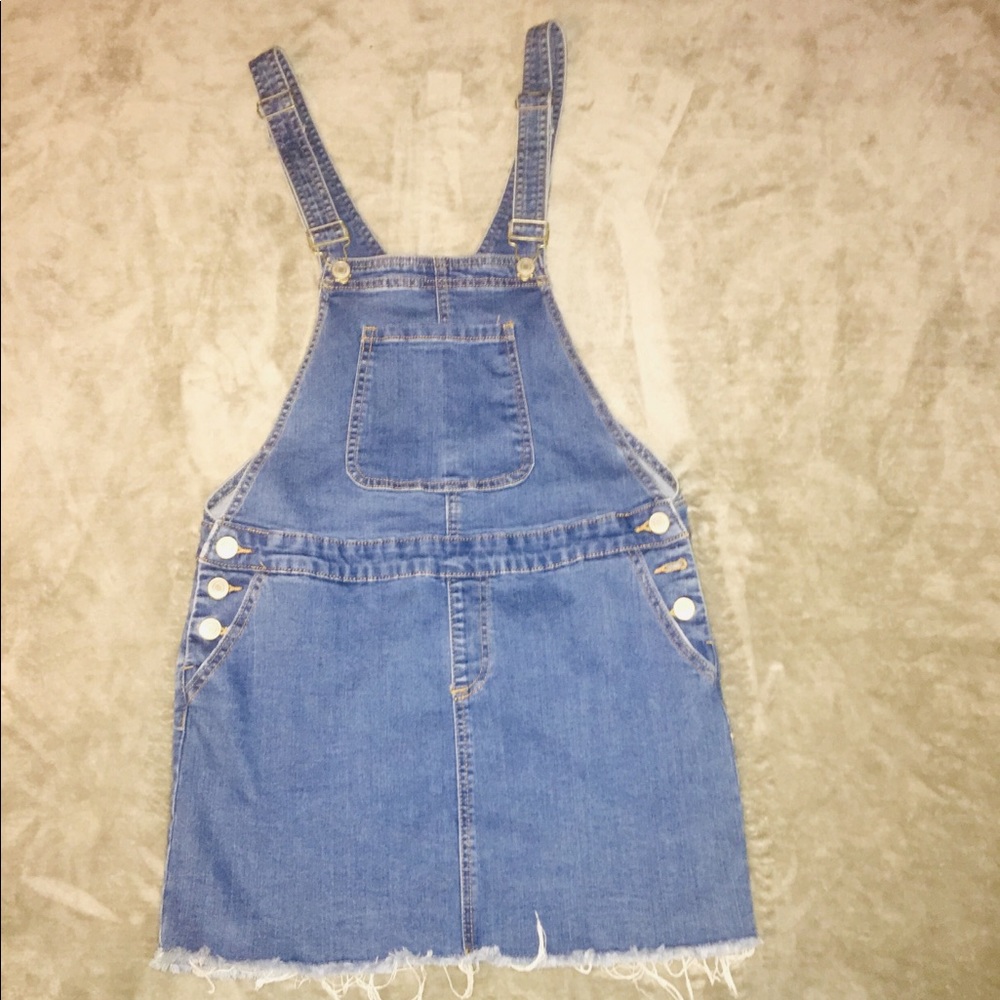 Denim dress overall